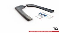 Maxton Design Rear extension Flaps diffuser black gloss - Mercedes CLA Shooting Brake AMG-Line X118