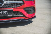 Maxton Design Front extension V.2 black gloss - Mercedes CLA AMG-Line C118