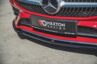 Maxton Design Frontansatz V.2 schwarz Hochglanz - Mercedes CLA AMG-Line C118