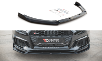 Maxton Design Front extension V.3 black gloss - Audi RS3...