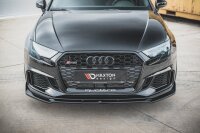 Maxton Design Frontansatz V.3 schwarz Hochglanz - Audi RS3 8V FL Sportback