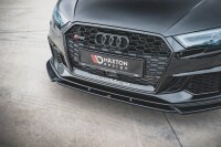 Maxton Design Front extension V.4 black gloss - Audi RS3 8V FL Sportback