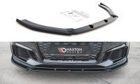 Maxton Design Frontansatz V.4 schwarz Hochglanz - Audi...