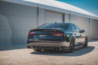 Maxton Design Diffuser rear extension black gloss - Audi...