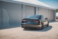 Maxton Design Heckansatz Flaps Diffusor V.2 schwarz Hochglanz - Audi S8 D4 Facelift