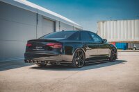 Maxton Design Heckansatz Flaps Diffusor V.2 schwarz Hochglanz - Audi S8 D4 Facelift