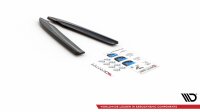 Maxton Design Heckansatz Flaps Diffusor V.2 schwarz Hochglanz - Audi S8 D4 Facelift