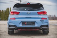 Maxton Design Racing Rear extension Flaps diffuser - Hyundai i30 N MK3 Hatchback