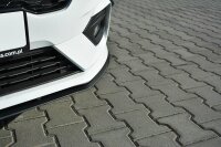 Maxton Design Front Sport diffuser V.2 black gloss - Ford Fiesta MK8 ST / ST-Line