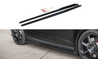 Maxton Design Side skirts extension extension V.2 black...