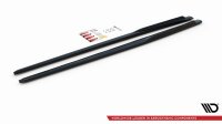 Maxton Design Side skirts extension extension V.2 black gloss - Audi RS3 8V Sportback Facelift