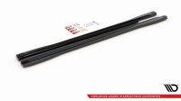 Maxton Design Side skirts extension extension black gloss - Audi RSQ3 / Q3 S-Line F3