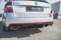 Maxton Design Diffuser rear extension V.2 - Skoda Octavia RS MK3 / MK3 FL Hatchback / Estate