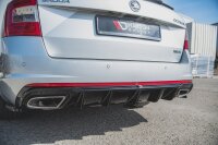 Maxton Design Diffuser rear extension V.2 - Skoda Octavia RS MK3 / MK3 FL Hatchback / Estate