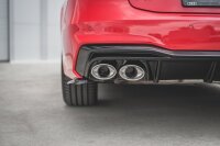 Maxton Design Diffuser rear extension + rear silencer Sport exhaust dummy - Audi A7 C8 S-Line