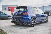 Maxton Design Racing Rear extension Flaps diffuser - VW Golf 7 R Facelift