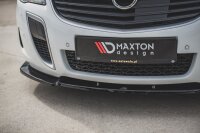 Maxton Design Front extension V.1 black gloss - Opel Insignia MK 1 OPC Facelift