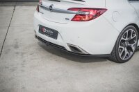 Maxton Design Middle diffuser rear extension DTM Look black gloss - Opel Insignia MK 1 OPC Facelift