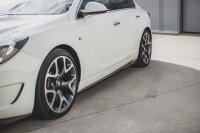 Maxton Design Seitenschweller Ansatz schwarz Hochglanz - Opel Insignia MK 1 OPC Facelift