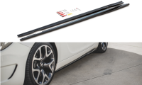 Maxton Design Side skirts extension extension black gloss - Opel Insignia MK 1 OPC Facelift