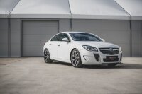 Maxton Design Side skirts extension extension black gloss - Opel Insignia MK 1 OPC Facelift