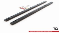 Maxton Design Side skirts extension extension black gloss - VW Caddy MK 4