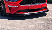 Maxton Design Front extension black gloss - Ford Mustang...