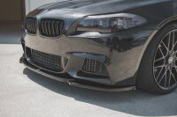 Maxton Design Front extension V.4 black gloss - BMW 5 Series F10/F11 M-Package