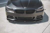 Maxton Design Front extension V.4 black gloss - BMW 5 Series F10/F11 M-Package