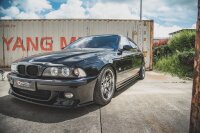 Maxton Design Side skirts extension extension black gloss - BMW M5 E39