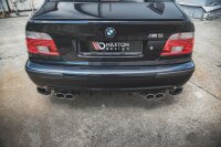 Maxton Design Heckansatz Flaps Diffusor schwarz Hochglanz - BMW M5 E39