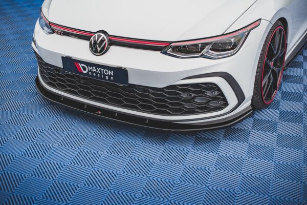 Maxton Design Frontansatz schwarz Hochglanz - VW Golf 8 GTI