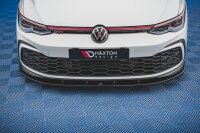 Maxton Design Front extension black gloss - VW Golf 8 GTI