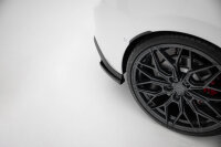 Maxton Design Heckansatz Flaps Diffusor schwarz Hochglanz - VW Golf 8 GTI