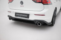 Maxton Design Rear extension Flaps diffuser black gloss - VW Golf 8 GTI