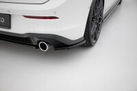 Maxton Design Rear extension Flaps diffuser black gloss - VW Golf 8 GTI