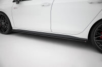 Maxton Design Side skirts extension extension black gloss - VW Golf 8 GTI