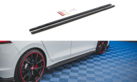 Maxton Design Side skirts extension extension black gloss...