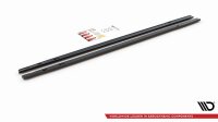 Maxton Design Side skirts extension extension black gloss - VW Golf 8 GTI