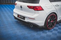 Maxton Design Middle diffuser rear extension black gloss - VW Golf 8 GTI