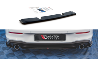 Maxton Design Middle diffuser rear extension black gloss - VW Golf 8 GTI