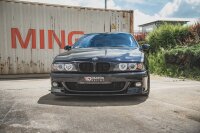 Maxton Design Frontansatz für Seite + Frontansatz schwarz Hochglanz - BMW M5 E39