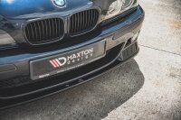 Maxton Design Frontansatz für Seite + Frontansatz schwarz Hochglanz - BMW M5 E39