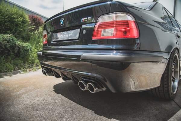 Maxton Design Diffuser rear extension black gloss - BMW M5 E39