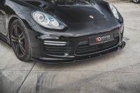 Maxton Design Front extension V.1 black gloss - Porsche Panamera Turbo 970 Facelift