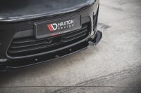 Maxton Design Front extension V.1 black gloss - Porsche Panamera Turbo 970 Facelift