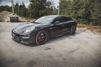 Maxton Design Side skirts extension extension V.1 black gloss - Porsche Panamera Turbo 970 Facelift