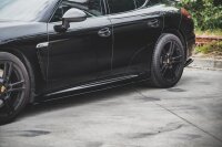 Maxton Design Seitenschweller Ansatz V.2 schwarz Hochglanz - Porsche Panamera Turbo 970 Facelift