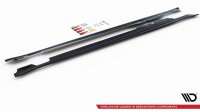 Maxton Design Side skirts extension extension V.2 black gloss - Porsche Panamera Turbo 970 Facelift