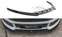 Maxton Design Front extension V.5 black gloss - Ford...